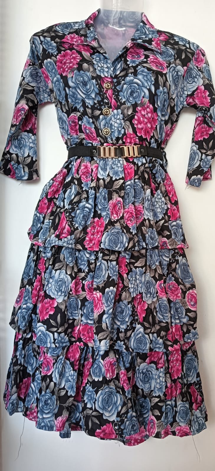 Elegant Rose Garden Dress