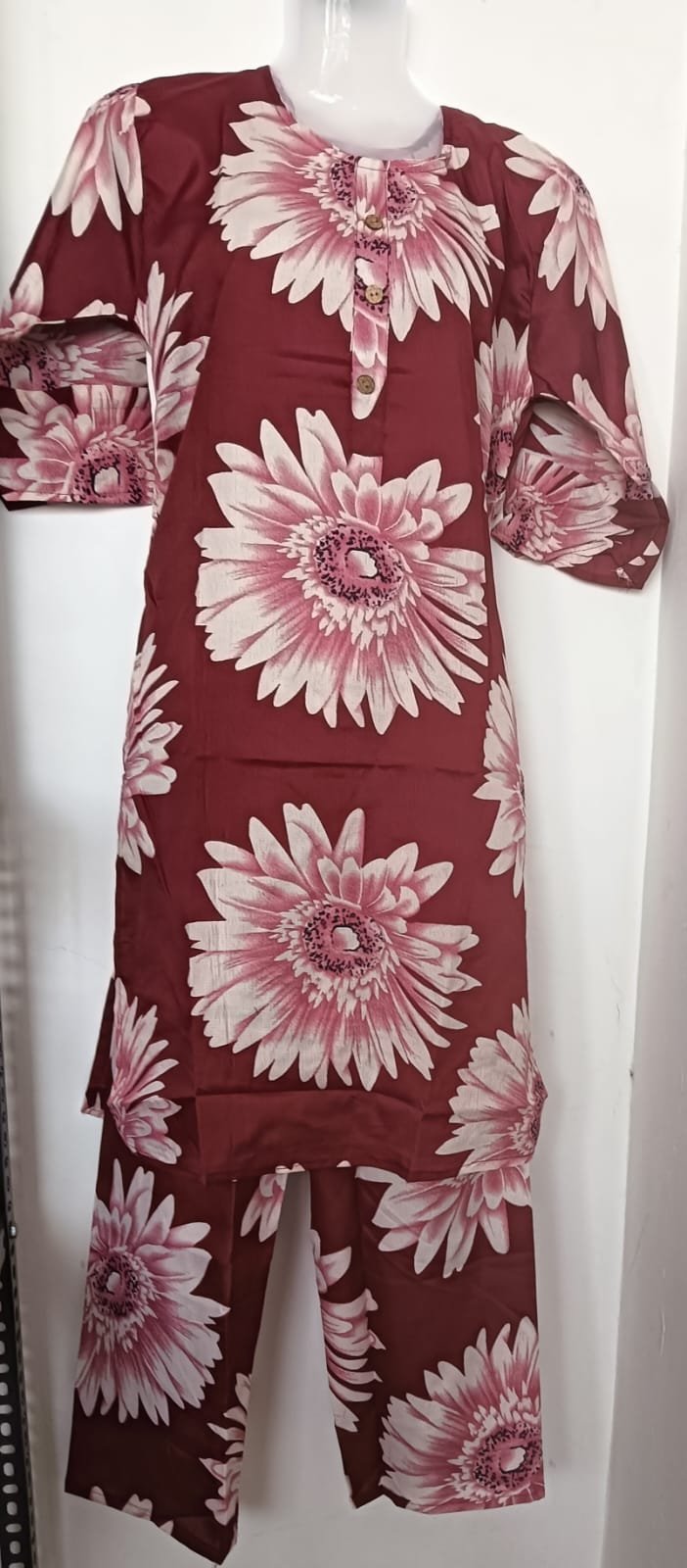 Ruby Daisy Printed Kurta Set