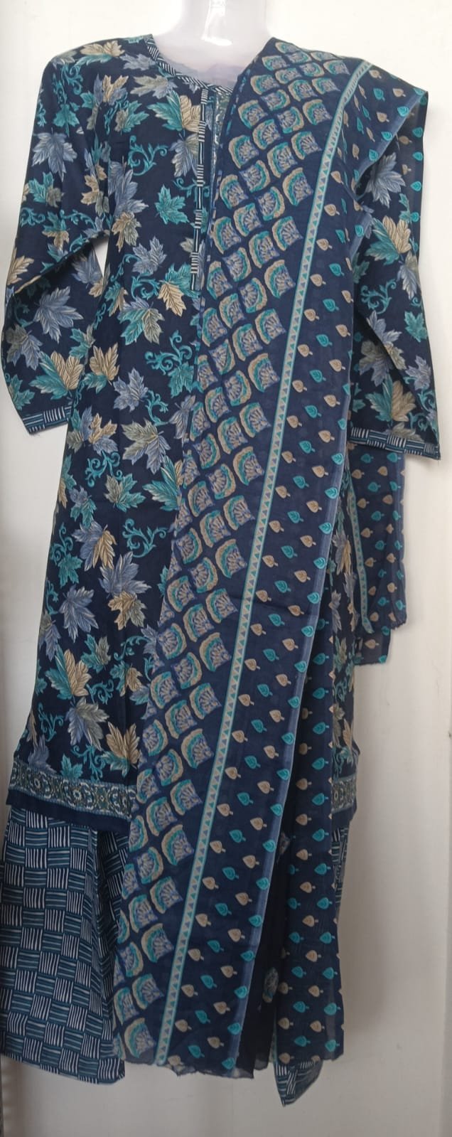Indigo Fern Harmony Kurti Set