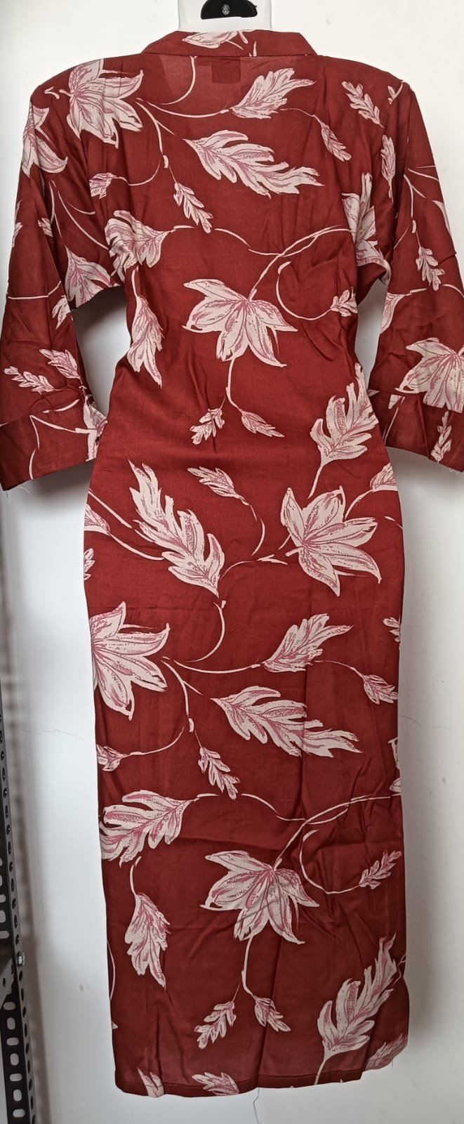 Rust Autumn Bloom Kurti