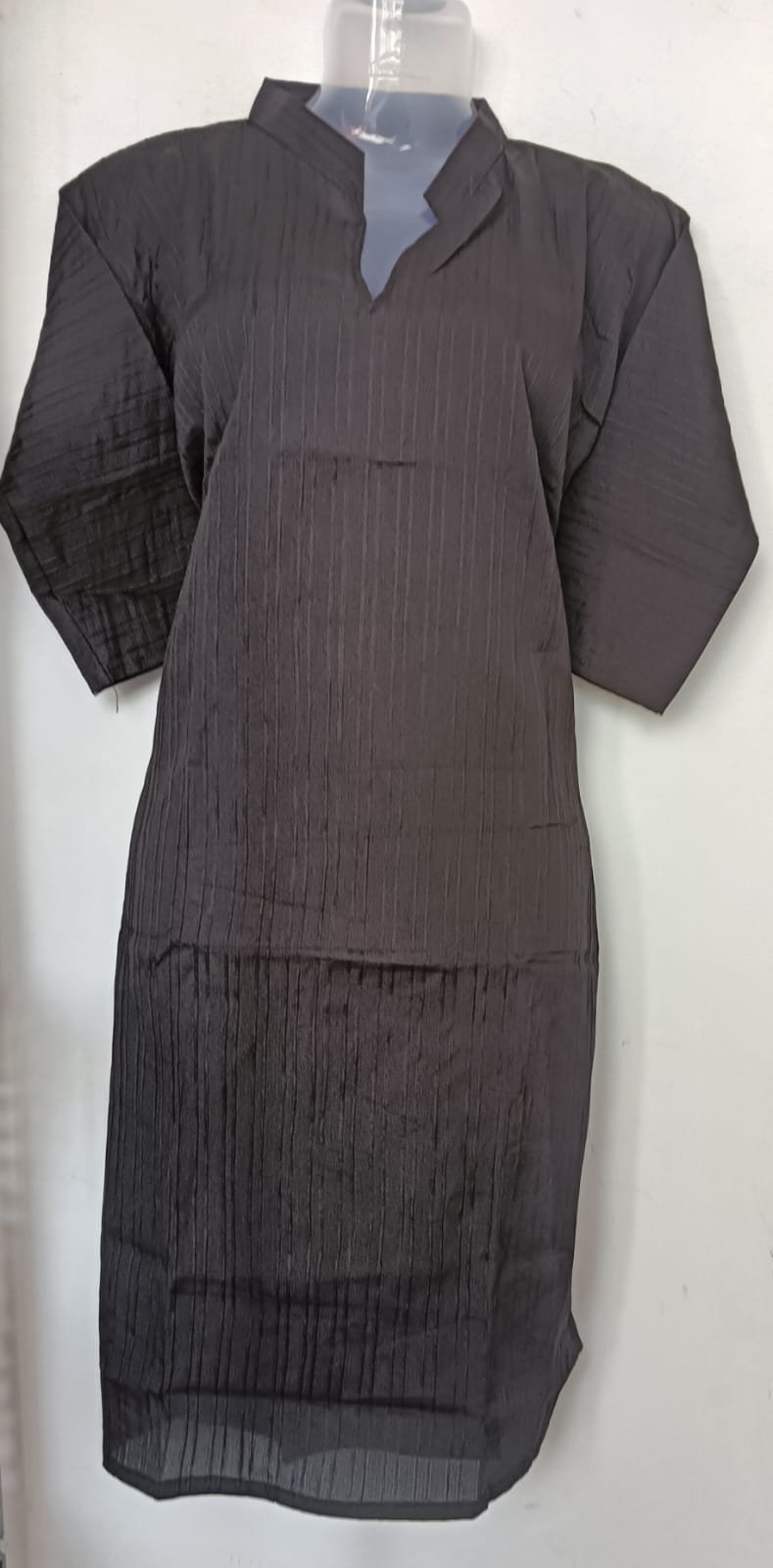 Charcoal Chic Straight Kurti
