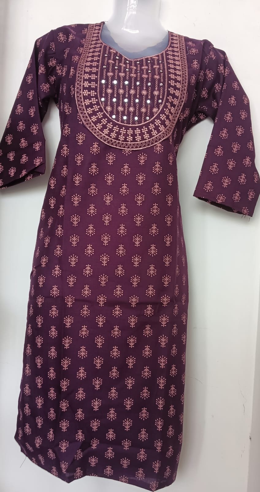 Plum Mirror Grace Kurta