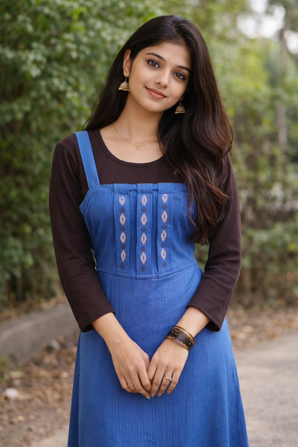  Indigo Grace Layered Dress