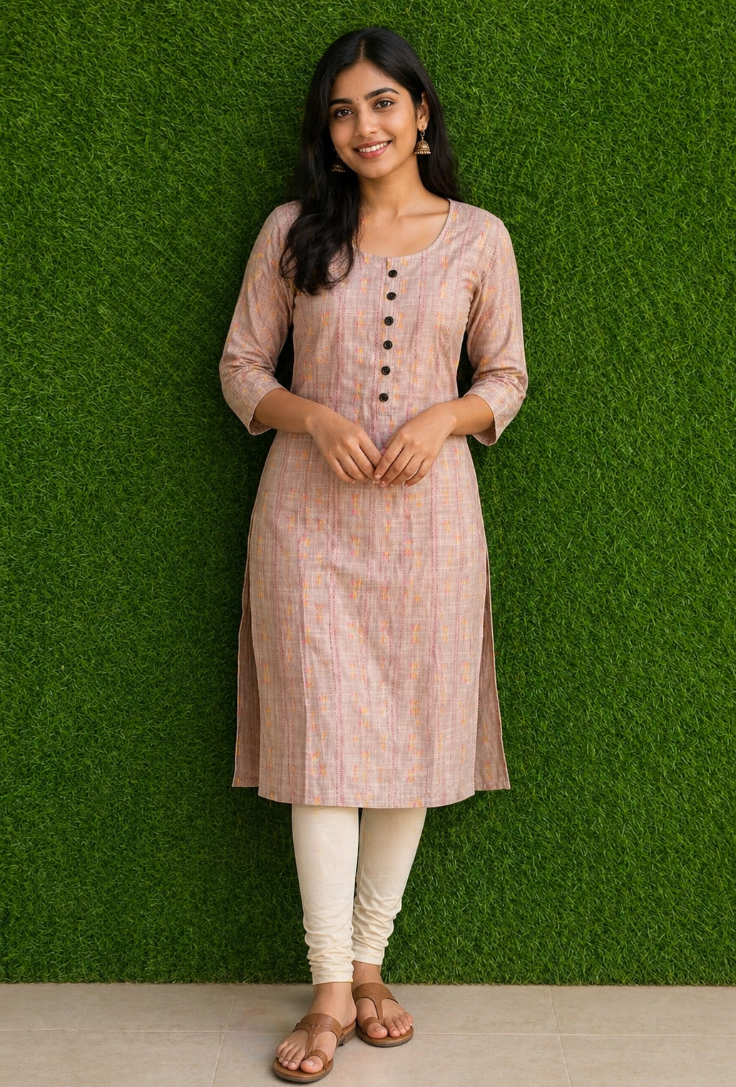Ash Ember Weave Kurti