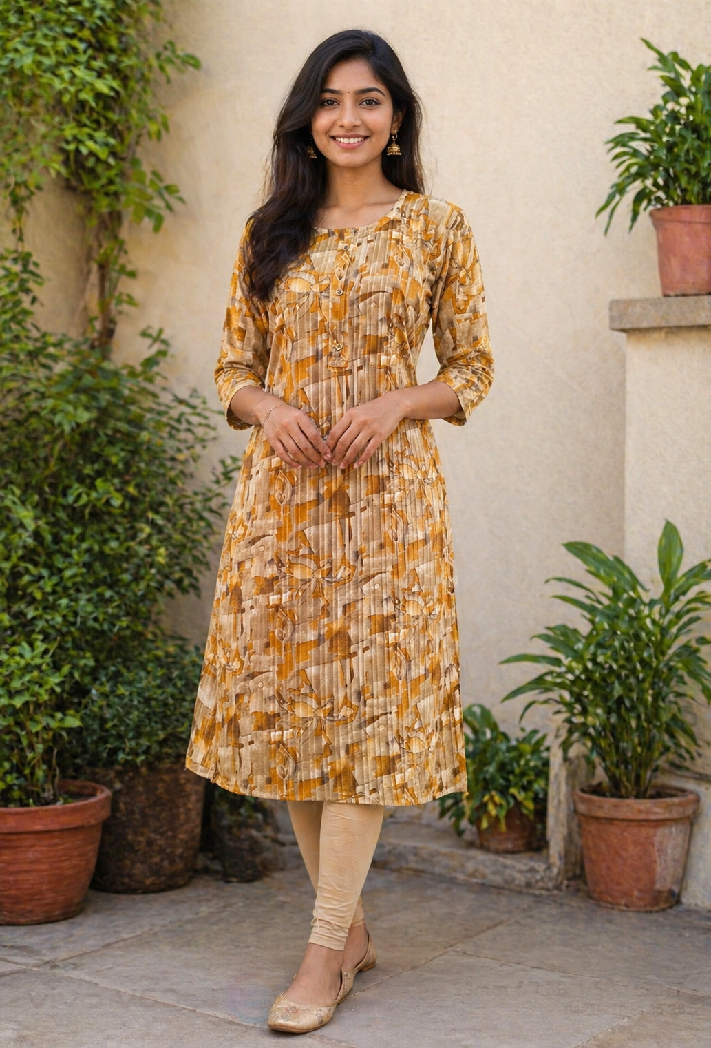 Desert Mosaic Charm Kurti