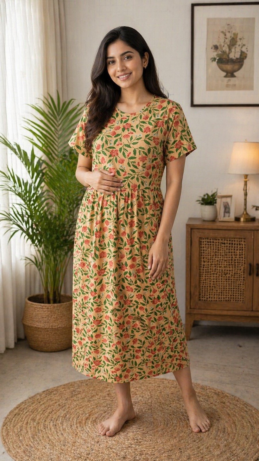 Floral Grace Feeding Dress