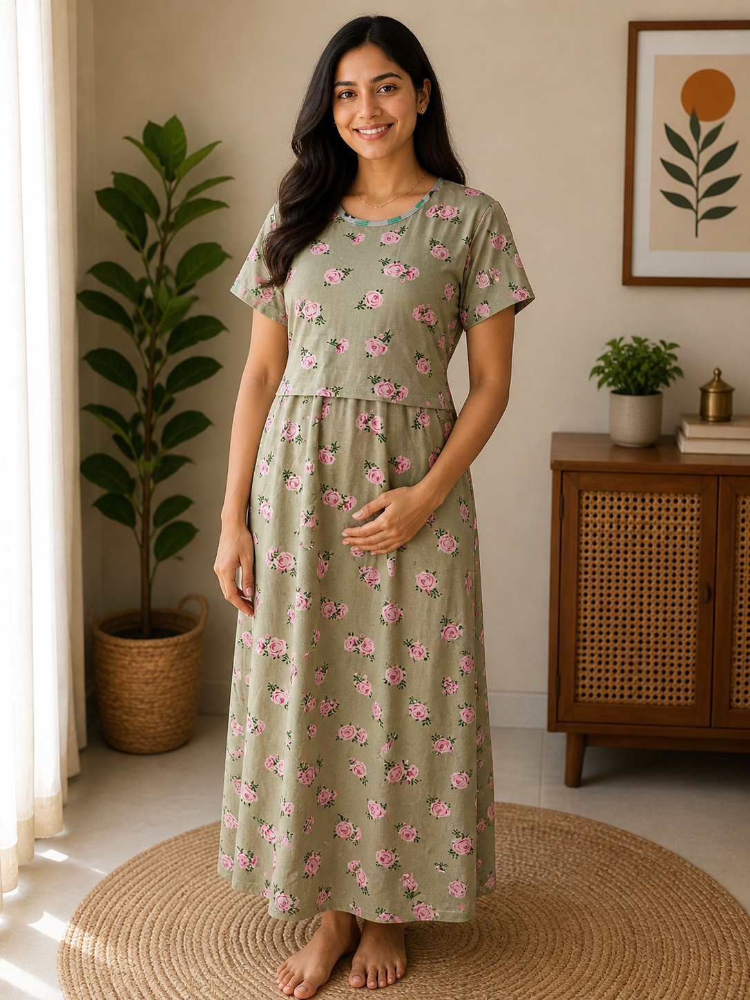 Blossom Comfort Maternity Feeding Nightdress