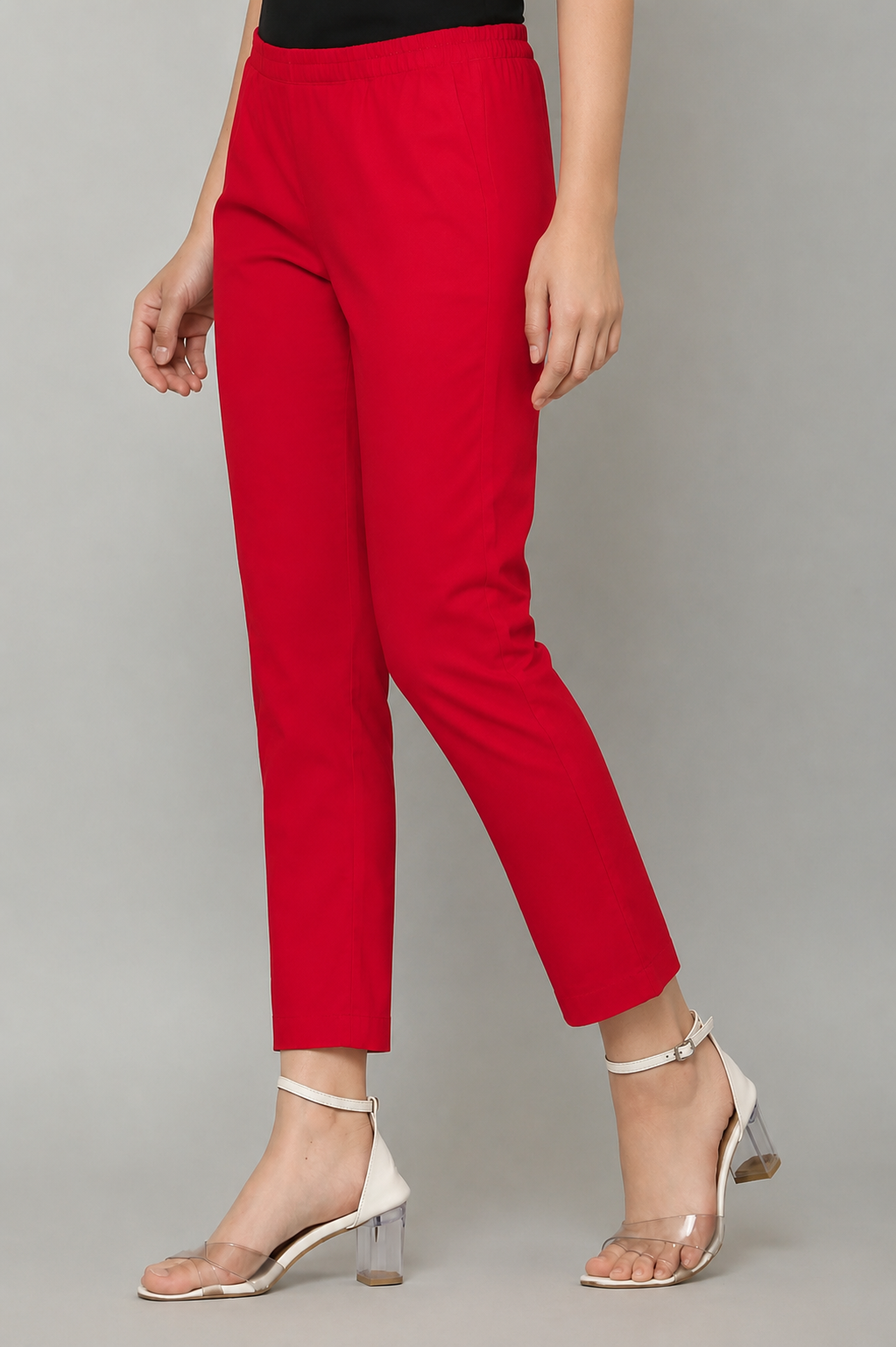 Women’s Ruby Red Straight Fit Pants