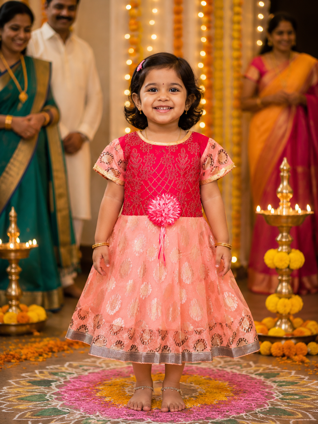 Blossom Festive Party Frock