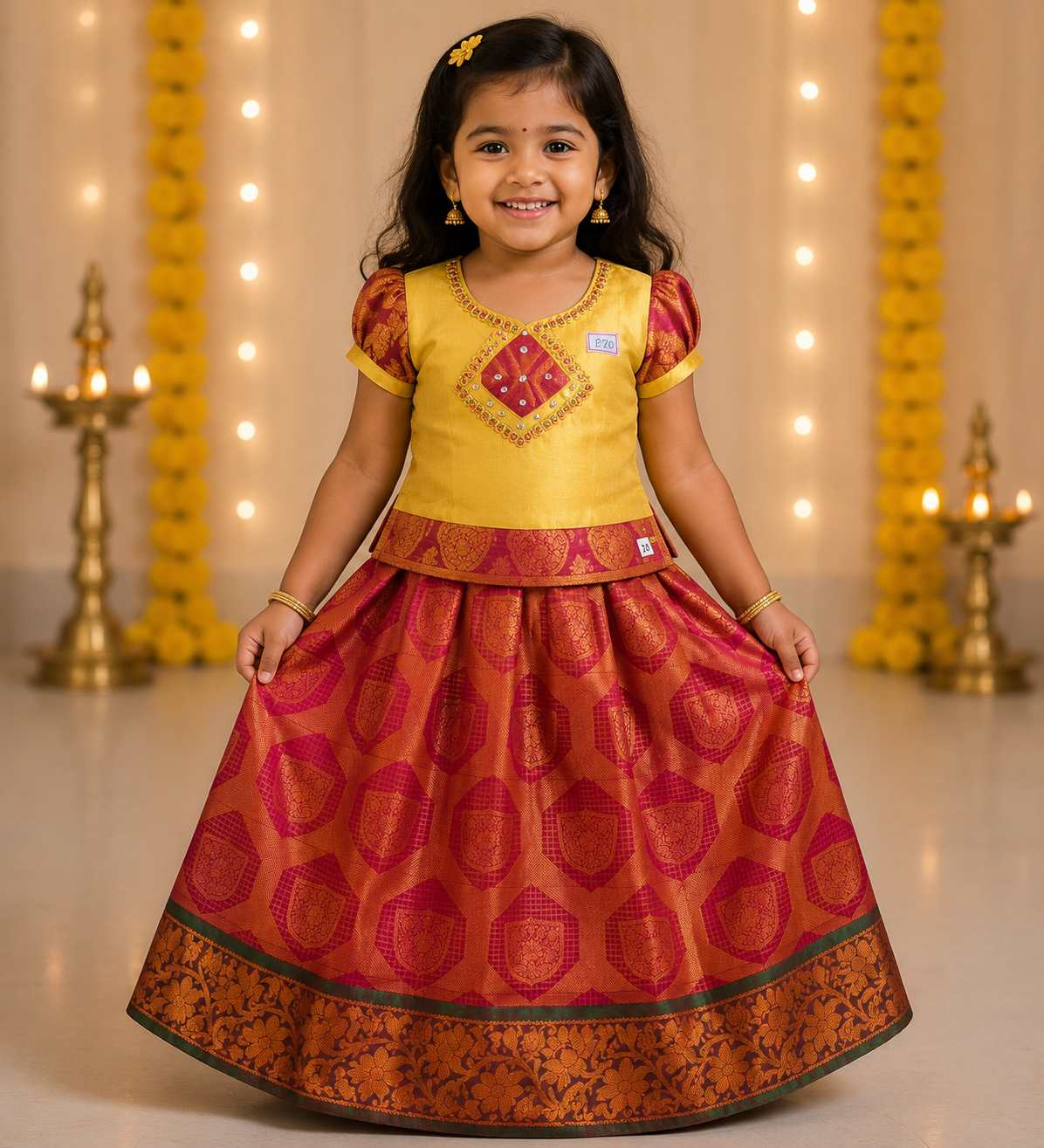 Little Royal Festive Lehenga Set