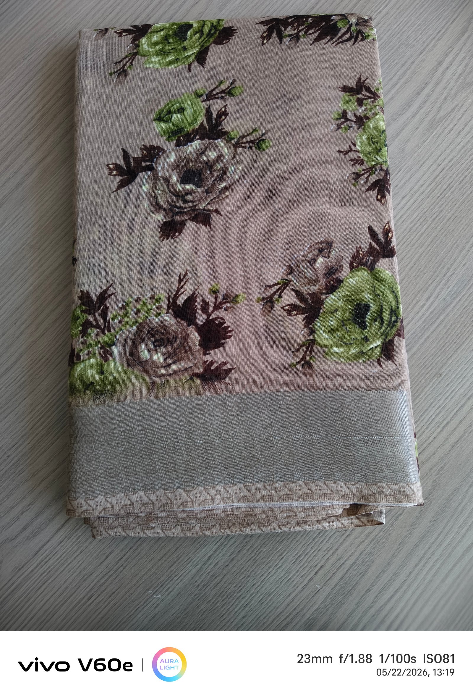 Blossom Charm Floral Printed Casual Saree