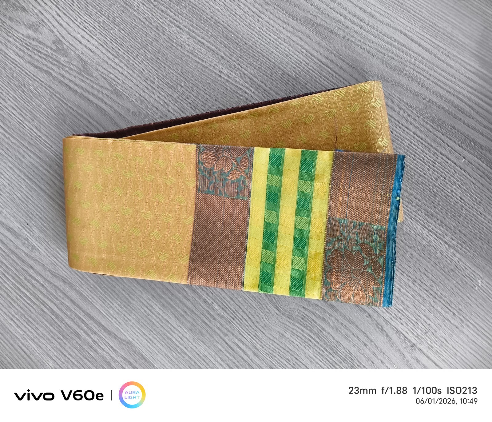 Golden Weave Traditional Silk Blend Saree